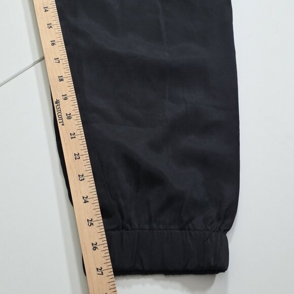 Banana Republic Cargo Pants XL Womens Black Zipper Jogger Lyocell Utility Grunge - Picture 9 of 16